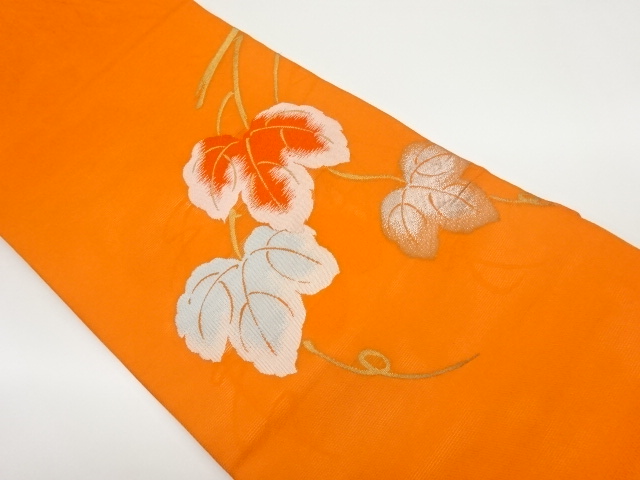 紗 蔦模様織出し名古屋帯